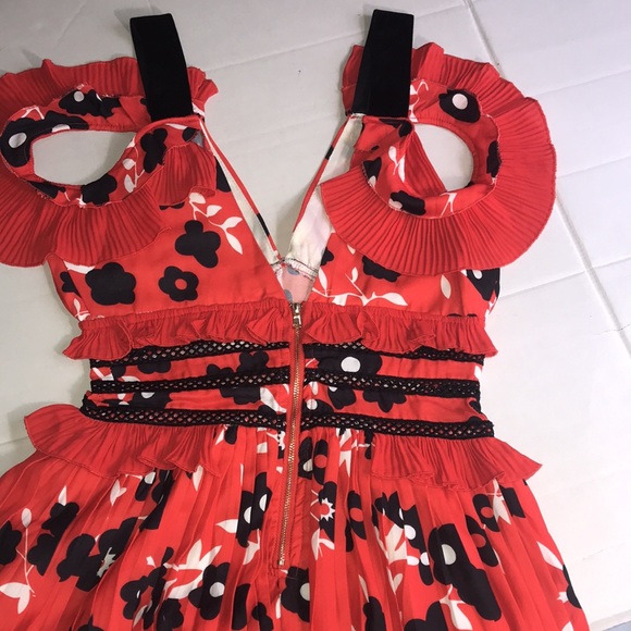 LEA COLLECTION CLASSIC Cold Shoulder Floral Dress - Picture 10 of 13